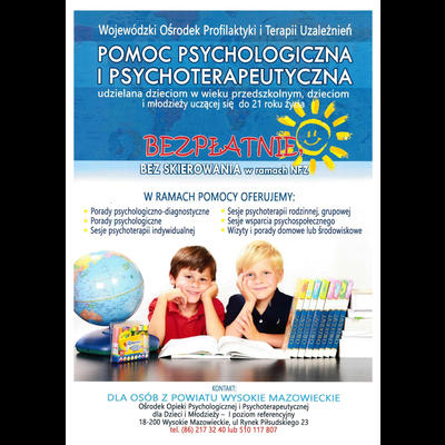 Pomoc Psychologiczna i Psychoterapeutyczna dla dzieci i młodzieży